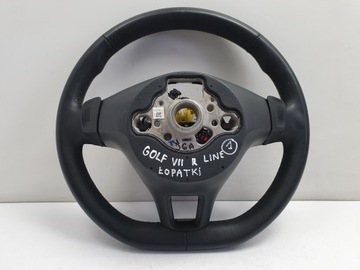 КОЖАНЫЙ РУЛЬ VW Golf VII R LINE С ПОДКЛАДКАМИ