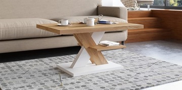 CROSS MAT CRAFT ДУБ ЗОЛОТАЯ СКАМЬЯ ПОЛКА ЖУРНАЛЬНЫЙ СТОЛИК