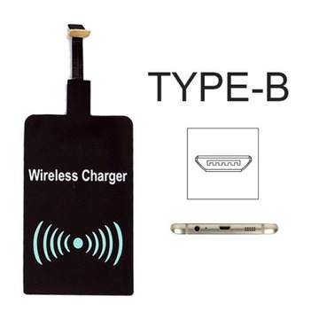 Индуктивный адаптер QI Lightning USB-C micro USB B