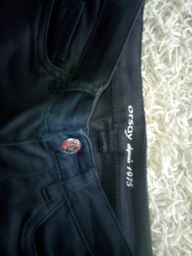 Damskie czarne spodnie Orsay rozm. EURO 32/SLO 34