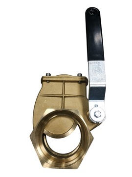 Задвижка ручная для танкера МЗ 4 дюйма, 2 резьбы