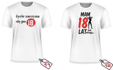 ФУТБОЛКА НА 18-Й ДЕНЬ РОЖДЕНИЯ 18 ЛЕТ, ОТЛИЧНЫЙ ПОДАРОК ​​XX