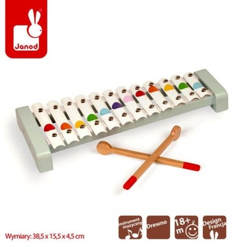 Металлические тарелки Janod Confetti 12 тонов