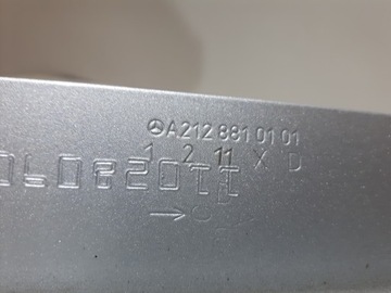 BLATNÍK LEVÝ PŘEDNÍ MERCEDES E W212 A2128810101