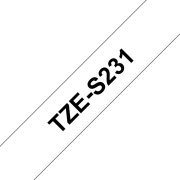 Лента Brother TZES231 TZE-S231 12 мм с сильным клеем