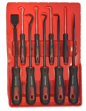 Zestaw 9szt. grotów i skrobaków QS14122 Quatros