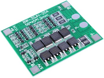 Moduł BMS 3s 25A Li-ion 18650 10,8V Ładowarka