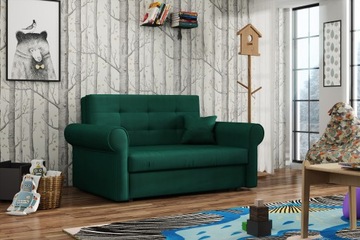 VIGA II SILVER sofa pikowana pojemnik sprężyny