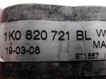 PŘÍVOD KLIMATIZACE 1K0820721BL ALTEA A3 GOLF VI