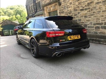 AUDI A6 C7 ЗАДНИЙ БАМПЕР ЗАДНИЙ ОБРАЗ RS to NO RS