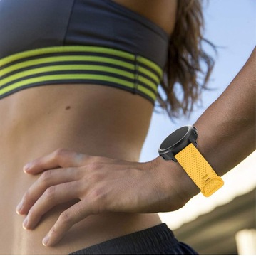 ŻÓŁTY Silikonowy Pasek Garmin FENIX 5S QuickFit