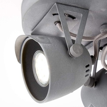 ŚLICZNA LAMPA SUFITOWA OKRĄGŁA REGULOWANA 2 PUNKTY