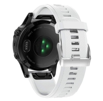 БЕЛЫЙ Силиконовый ремешок Garmin FENIX 7 Solar
