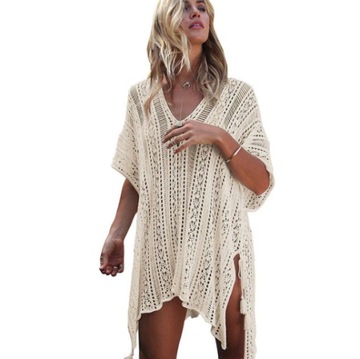 TUNIKA PAREO NA PLAŻĘ ZWIEWNA LUŹNA NARZUTKA BOHO