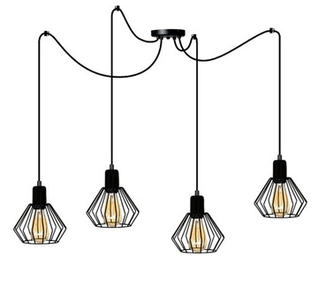 LAMPA SUFITOWA ,ŻYRANDOL DIAMENT PAJĄK 001-21