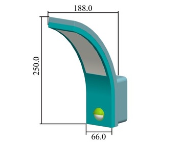 СВЕТОДИОДНАЯ ЛАМПА С ДАТЧИКОМ ДВИЖЕНИЯ СУМЕРКИ 10ВТ IP54