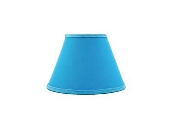 Klosz Abażur Stożek PCV Niebieski 8x14,5x13 cm