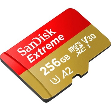 SanDisk microSDXC Extreme 256 ГБ 190/130 МБ/с A2 C10 V30 UHS-I U3