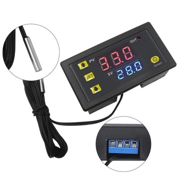 Regulator temperatury W3230 - 12V -50°C -120°C