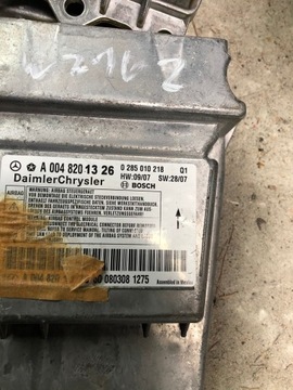 mercedes w221 w216 модуль датчика подушки безопасности разные нет