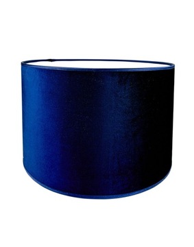 Abażur Premium Owal PCV Welur Granat 29x29x20 cm
