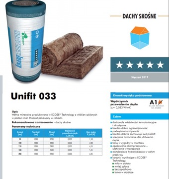 OKAZJA WEŁNA MINERALNA 035 - 15 cm Knauf