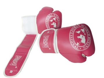 СПАРИНГОВЫЕ БОКСЕРСКИЕ ПЕРЧАТКИ 8 УНЦИЙ, РОЗОВЫЕ