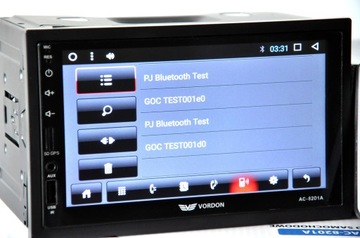 АВТОМОБИЛЬНОЕ РАДИО 2DIN AC-8201A ЙЕЛЛОУСТОН GPS USB WiFi ANDROID BLUETOOTH