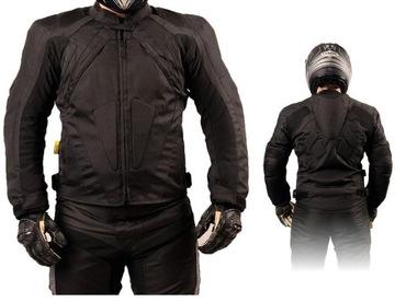KURTKA MOTOCYKLOWA TEKSTYLNA Z GARBEM KTM007BL/2XL