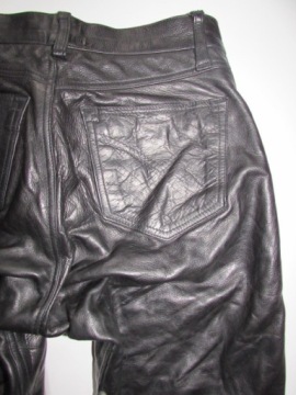 КОЖАНЫЕ БРЮКИ МУЖСКИЕ, РАЗМЕР W28 L32 *