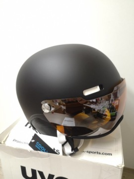 UVEX Hlmt 500 Visor черный лыжный шлем 55-59 см