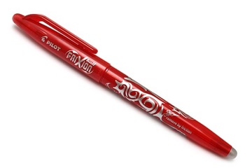 PIÓRO FRIXION PILOT WYMAZYWALNE 0,7 CZERWONE
