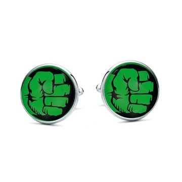 Spinki do mankietów Hulk Pięść Marvel Komiks