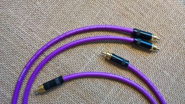 Межблочное соединение VAN DAMME PURPLE RCA NEUTRIK 75 см