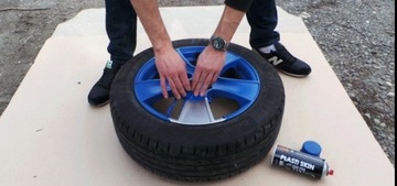 ФОЛЬГА РЕЗИНА СПРЕЙ ПЛАСТИК МЕТАЛЛ МАТОВЫЙ ЧЕРНЫЙ