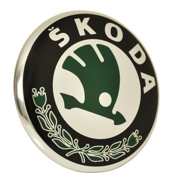 ЗНАК ЭМБЛЕМА SKODA SUPERB II ПЕРЕДНЯЯ ЗАДНЯЯ ОРИГИНАЛ