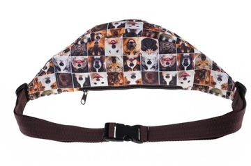 Детская поясная сумка Dog Mosaic Wenecja модная PL