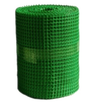 SIATKA RABATOWA OGRODZENIOWA PCV ZIELONA 0,4x50M PLASTIKOWA