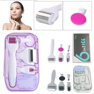 Derma roller ICE 6 w 1 dermaroller + ampułka