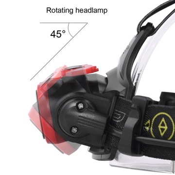 Профессиональный налобный фонарь ZOOM XR-E Q5 3xAAA