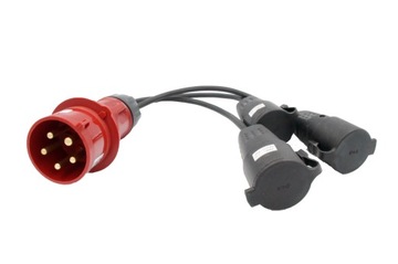 ADAPTER SIŁOWY PRZEJŚCIÓWKA 32A 400V NA 230V IP44