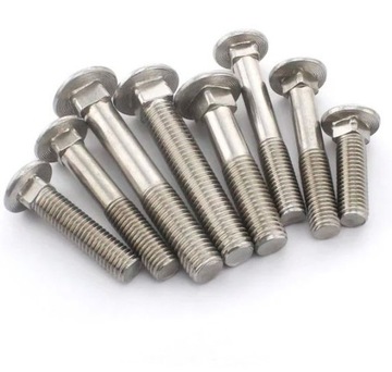 M8x120 ŚRUBA DIN 603 ZAMKOWA ŁAWKOWA GRZYBKOWA 8x120 INOX NIERDZEWNA A2
