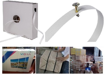 УПАКОВОЧНАЯ ЛЕНТА ПП ПОДДОНОВ 16 ММ