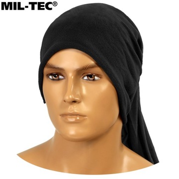 ДЫМОХОД ИЗ ФЛИСА MIL-TEC, БЫСТРОСУХАЮЩИЙ, ВЕТРОЗАЩИТНЫЙ, ЧЕРНЫЙ