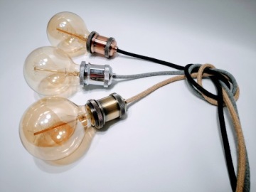 Лампа EDISON G95, большая карбоновая лампа LOFT Spider