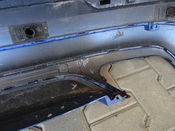 Задний бампер Volvo XC60 II 2 R-Design 17-