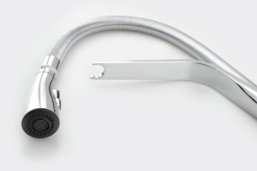 Смеситель для кухни Sapho ARLA с выдвижным изливом chr