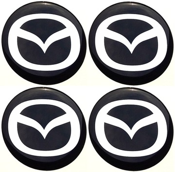 MAZDA 70mm NAKLEJKI NA FELGI DEKIELKI KOLPAKI