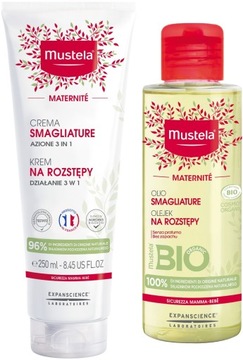 MUSTELA MATERNITE KREM P/ROZSTĘPOM 250ML + OLEJEK