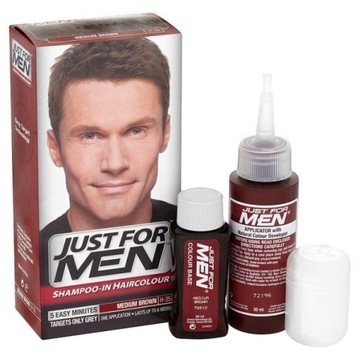 Just For Men z USA: H10, H25, H30, H35,H40,H45,H55